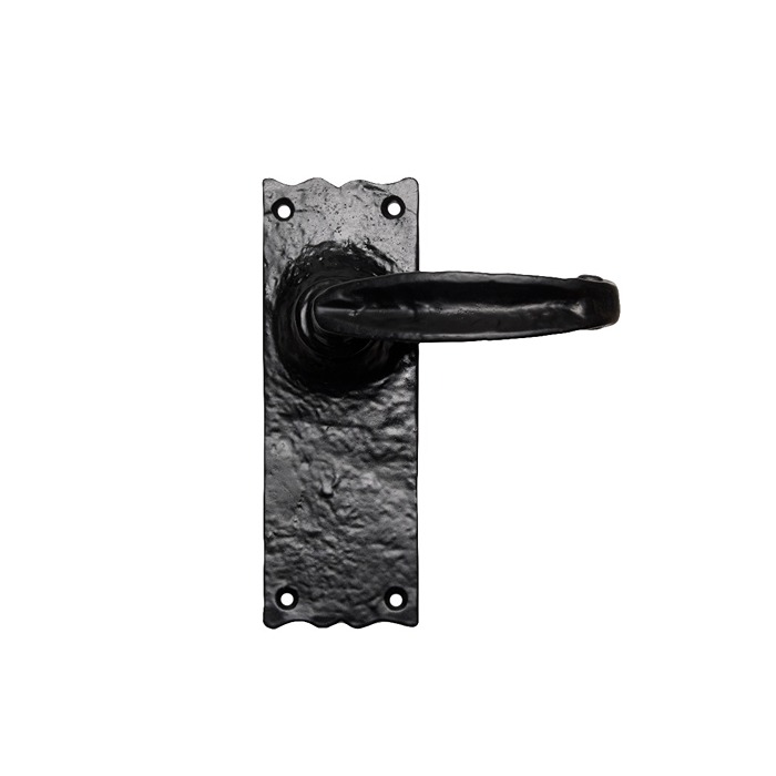 Traditional V Lever Door Handle on Various Backplate